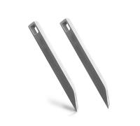 Pied-de-biche en acier inoxydable, 2 Pack mini-pied robuste et puissant, pied-de-biche de poche EDC pour porte-clés, outil multifonction ultra-mince et minimaliste, porte-clés