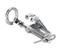 Pied-de-biche en Acier Inoxydable, Roue de défilement, Pied de Machine à Coudre Industrielle, Pieds de Reliure de Couture Robustes pour Cuir, Denim, Fourrure, Tissus synthétiques,