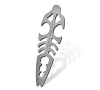 Pied de biche en titane EDC,Barre de Levier,Levier Multifonction EDC Titan | Pry Bar 10cm, Ouvre-Bouteille et Clés de 6,8,10mm | Outil de Poche Pro pour Camping, Bricolage, Randonnée