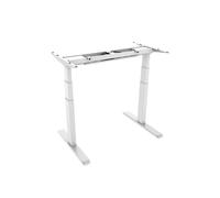 Pied de bureau motorisé assis-debout, Hauteur 62- 128 cm, Blanc