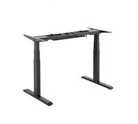 Pied de bureau motorisé assis-debout, Hauteur 62- 128 cm, Noir