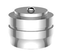 Pied de contrôle des Vibrations du Haut-Parleur avec Base, Silver | pour le d ' équipement