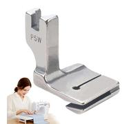 Pied de curling universel - Accessoire de machine à coudre en acier inoxydable | Raccord de presseur à double pli compatible avec les machines commerciales domestiques