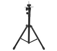 Pied de Cymbale à Double Embase avec Bras Articulé Réglable | Métal Noir, Hauteur Ajustable et Support Stable, pour Cours de Batterie, Débutants, Voyage