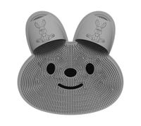 Pied de douche et récurage - Lapin antidérapant, brosse de bain en silicone, coussin de massage | Tapis de sol exfoliant, corps relaxant pour frotter après les bras, les jambes, le spa, le massage de