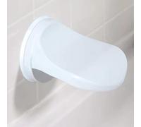 Pied de douche Reste, pas de ventouse sans glissement pour salle bains rasage des jambes, 5, 9 x 4, 5 pouces, repos du pied douche, rasage