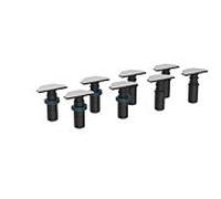 Pied de fixation BetteLevel B57-0422 de plus de 1200 mm, pour receveur et surface de douche