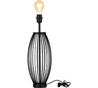 Pied de lampe de table Trefor noir 51cm - socle de lampe scandinave en métal