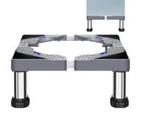 Pied de lave-glace en acier inoxydable - Riser de l'appareil à linge lourd | Base de stand de séchoir durable 4 Pieds de support solides, plate-forme stable pour le lavage Réfrigérateur Réfrigérateur