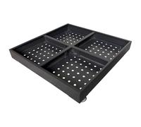 Happy Garden Pied de lestage noir CANCALE pour parasol déporté, support sur roulettes avec freins.