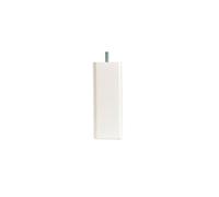 Pied de lit carré en bois Blanc Hauteur 20 cm (vendu à l'unité)