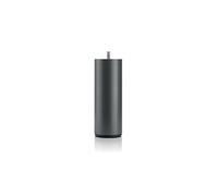 Pied de lit cylindrique en métal Noir Hauteur 20 cm (vendu à l'unité)