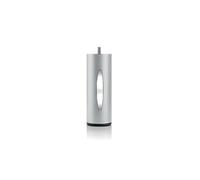 Pied de lit cylindrique lumineux Gris Hauteur 16 cm (vendu à l'unité)