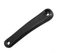 Pied de manivelle gauche de 170 mm pour vélos en alliage d'aluminium, convient pour les pédales d'essieu de 14 mm, trou carré/losange (losange noir)
