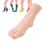 Pied de Mannequin en Silicone, Modèle de Pratique de Nail Art Du Pied Droit Grandeur Nature pour Affichage de Chaussettes de Chaussures de Sandales de Bijoux, Formation de Croquis