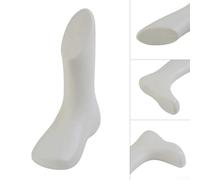 Pied de mannequin pour présentation de chaussures d'enfants - Pour projets de vente au détail, projets de bricolage et applications d'affichage de mode - Blanc - 14 cm