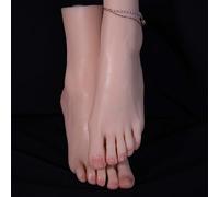 Pied de mannequin réaliste en silicone - Modèle féminin pour présentoir de chaussures et chaussettes, parfait pour accessoires et objets de collection, idéal pour la vente au détail et la photographie