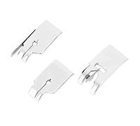 Pied de matelassage en acier inoxydable 1/4 po, accessoire de machine à coudre pour coutures professionnelles, presseur de jonction de bord pour la construction de vêtements,