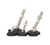 Pied de meuble 4 pièces pieds de nivellement de meubles réglables universels M8 M10 M12 bouchon à vis Base pivotante(D40XM12X100)