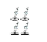 Pied de meuble 4 pièces pieds de nivellement réglables pivotants de 50mm avec boulon à écrou en T for chaise d'établi de Table d'armoire(50xM10x50mm)