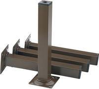 Element System Pied de meuble chr.25x25mm H.150mm panneau 4 pcs/set Quantité:4