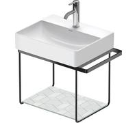 Pied De Meuble Duravit DuraSquare Console en métal 565x400mm Noir Mat