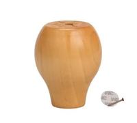 Janmobrian Pied de Meuble,Pied de Lit 8 pièces Meubles en Bois Massif rehaussent Les Jambes canapé Tabouret augmenté Coussin lit Meuble TV Table Basse Ronde rehausser Les Pieds pièces de Meubles(B3)