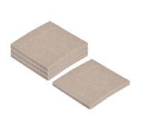 Pied de meuble SOURCING MAP 12Pcs 50 x 50 x 5mm Feutre Tampon Meuble Autoadhésif Carré Antirayures Plancher Protections Beige