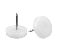 Pied de Meuble SOURCING MAP Patin Glisseur Clouer Pied Chaise Table Protection Tampon Vis 22mm Dia Plastique 80Pcs