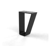 Cime - Pied de Table - Coloris Noir - Hauteur 150mm - Pieds - Robuste - Stabilite Garantie