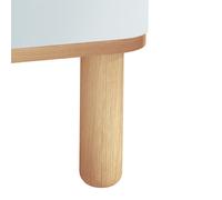 Vitra pied de Sento match0 61069 50 x 50 x 170 cm, surface chêne naturel, décor