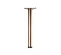 Pied de Meubles Réglables,Pied de Table en Métal,Cylindrique,Alliage D'aluminium,Jambe de Support pour Bar,Table À Manger,Plans de Travail,avec Vis,Bronze,Personnalisable (30cm)
