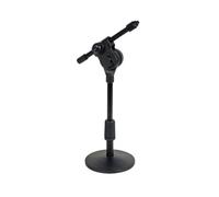 HQ-Power Support de Table pour Microphone, réglable en Hauteur, avec Support de Microphone Inclus