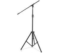 Pied de Microphone - -Réglable en hauteur de 130 à 200 cm avec bras télescopique extensible - Noir