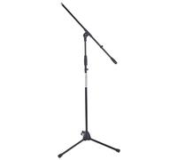 Pied de Microphone Support Mic Stand Trepied Hauteur Reglable Scene Noir Metal