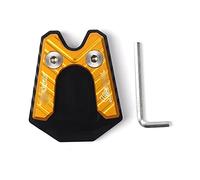 Pied De Moto Support Latéral Plaque Béquille Agrandisseur Plaque CNC Support Latéral Agrandir Coussin Pour Vespa GTS GTV 3Vie GTS300(Or)