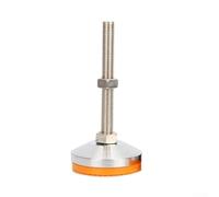 Pied de nivellement réglable en acier inoxydable pour M16, conçu pour des cycles de réglage répétés et une performance constante sous charge (M16 x 100 mm)