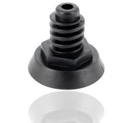 Pied de nivellement réglable en plastique noir pour lave-vaisselle - Compatible avec Hoover CKDHOD/CKDHND/DF/DT/FRRD/HD/HDS/HED/HND Series - 41001349 & 09201401 & 40002885