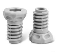 Pied de Nivellement Réglable pour m6 pour Sèche-Linge ABS Pied | Filetage pour m6 pour précis, hauteur 15mm, matériau ABS résistant, installation outils, équilibre parfait