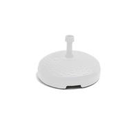 Pied De Parasol 20 L Couleur: Blanc Ø45x15cm Ipae Progarden