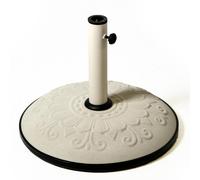 PIED DE PARASOL BASE DE LESTAGE DE PARASOL BLANCO 50 CM DALLE 25 KG MICHIGAN