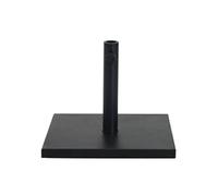 Pied de parasol base de lestage parasol carré dim. 40L x 40I x 43H cm poids net 11 Kg ciment métal noir Noir