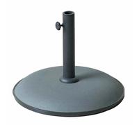 Pied de parasol - béton - 15 kg - gris