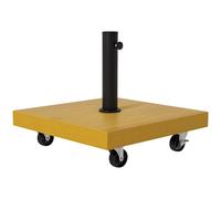 Outsunny Pied de parasol 45 x 45 x 36,5 cm métal jaune