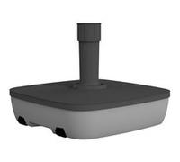 Pied de parasol - EDA - Carré - 25 L - À Remplir - Gris béton