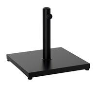 Pied de parasol carré - Outsunny - Ø 35,38 et 48 mm, poids net 18 Kg, pour jardin patio terrasse - noir