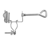 Pied de Parasol en Fer Argenté, Support Léger sans Outil pour Jardin | Usage Polyvalent, Format Portable, pour Auvent et Parasol, Camping, Marché, Pêche, Surface Lisse Polie