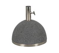 Pied de parasol granit 11kg gris foncé