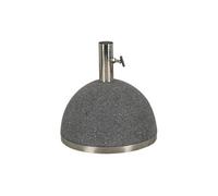 Pied de parasol granit 11kg gris foncé