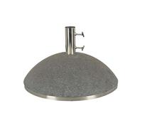 Pied de parasol granit 43,9kg gris foncé